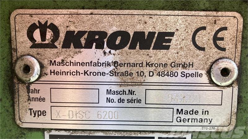 Krone X-Disc 6200 Accesorios para maquinaria de heno y forraje
