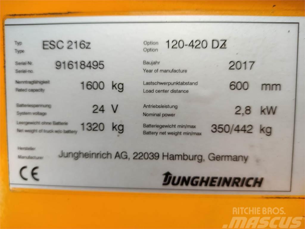 Jungheinrich ESC216Z *LACK NEU* Apiladores eléctricos