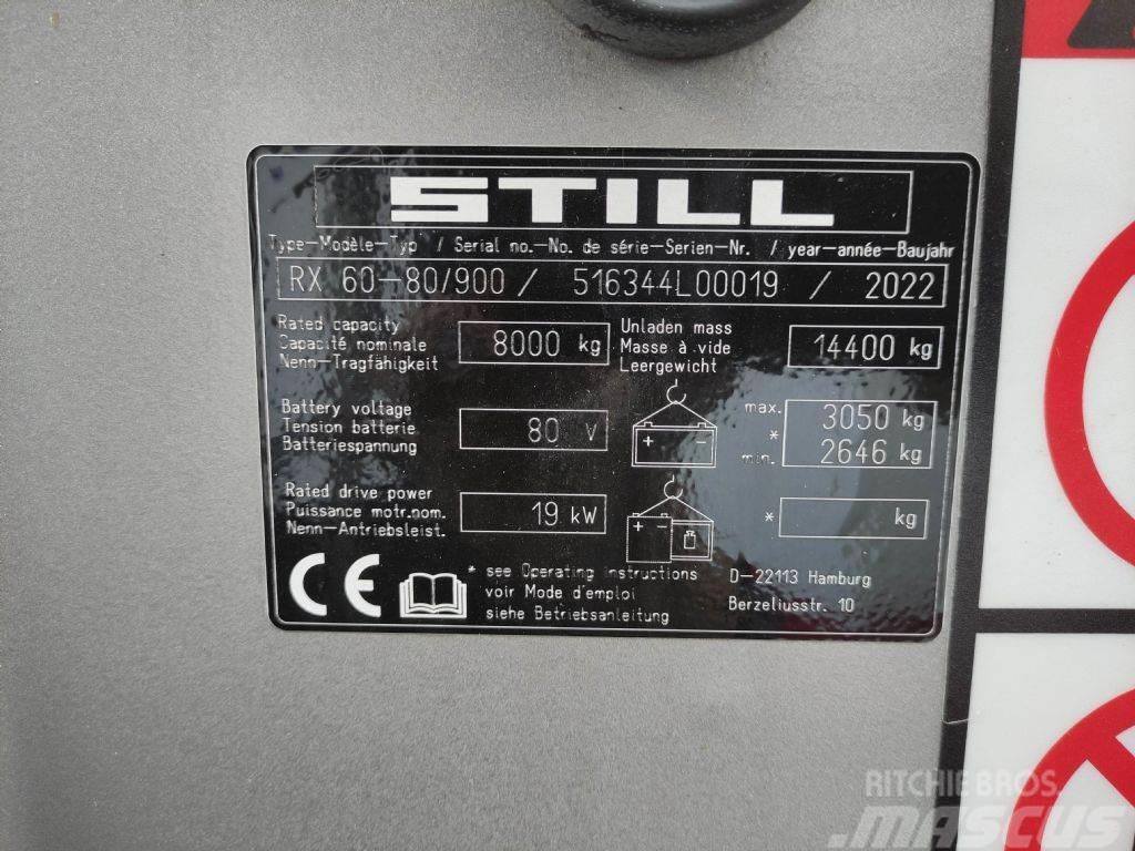 Still RX60-80/900 Carretillas de horquilla eléctrica